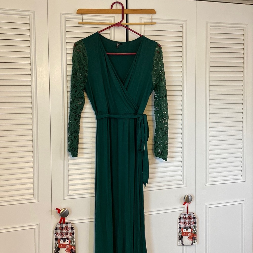 Stunning Deep Green Dress